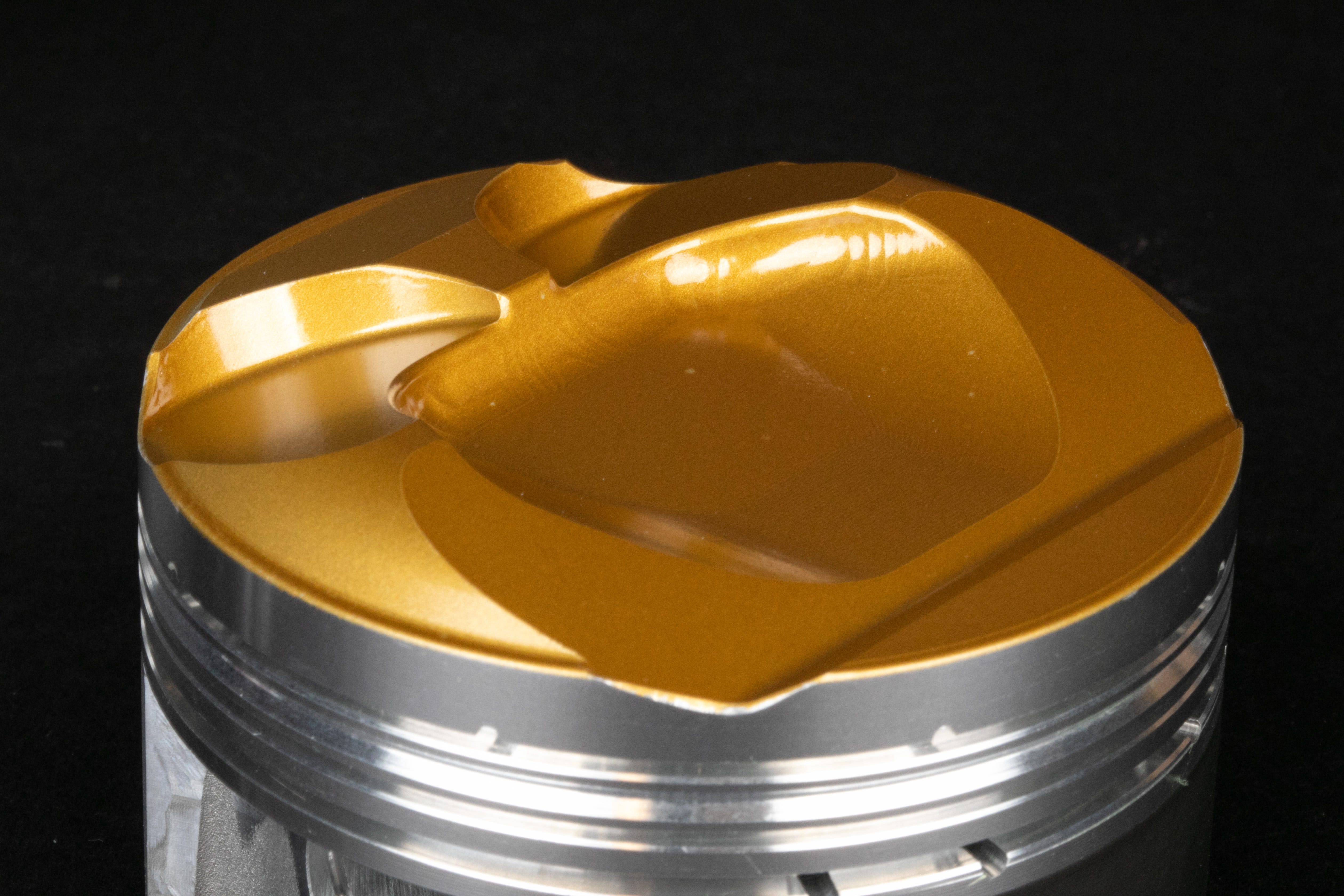 EcoBoost piston crown direct injection